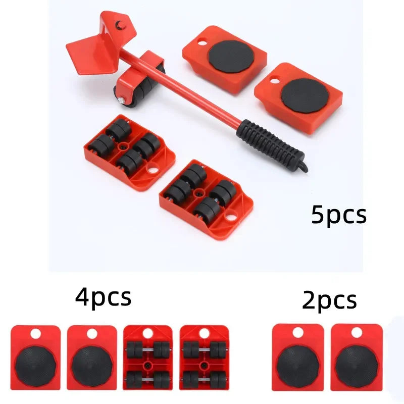 Furniture Mover Tool Set – Lifter + Rollers (2/4/5pcs)